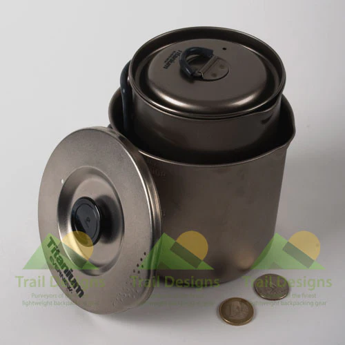 Evernew 1.0 L Ultralight Pasta Pot - Medium (ECA522) - Image 6