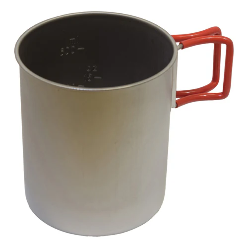 Evernew 760ml Ultra Light Titanium Pot/Mug (EBY270R) - Image 2