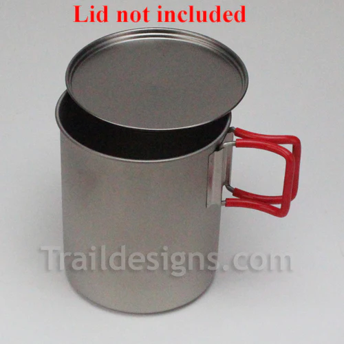 Evernew 760ml Ultra Light Titanium Pot/Mug (EBY270R) - Image 4