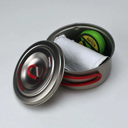 Evernew 900ml Short UL Pot + Sidewinder Ti-Tri Bundle - Image 3