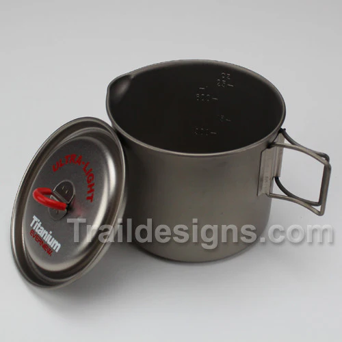 Evernew 900ml Titanium Ultra Light Mug Pot (ECA267) - Image 3