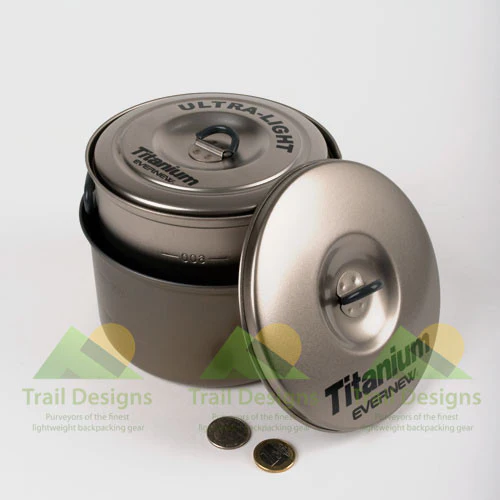 Evernew Titanium Non-Stick 1.3L Pot (ECA423) - Image 5