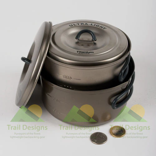 Evernew Titanium Non-Stick .9L Pot (ECA422) - Image 4