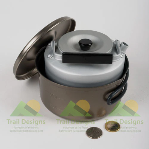 Evernew Titanium Non-Stick .9L Pot (ECA422) - Image 5
