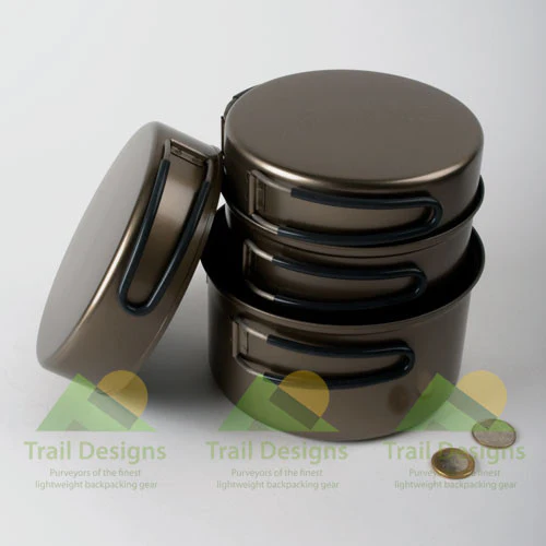 Evernew Titanium Non-Stick1300ml Pot Set (ECA418) - Image 4