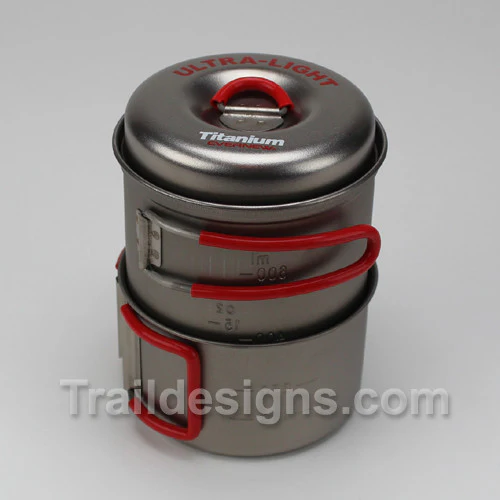 Evernew Titanium Stacking Set 750/400ml (ECA278) - Image 3