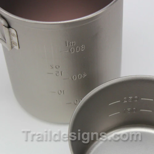 Evernew Titanium Stacking Set 750/400ml (ECA278) - Image 4