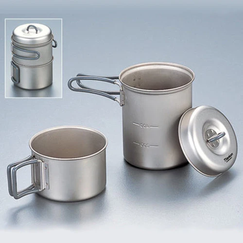 Evernew Titanium Stacking Set 750/400ml (ECA278) - Image 7