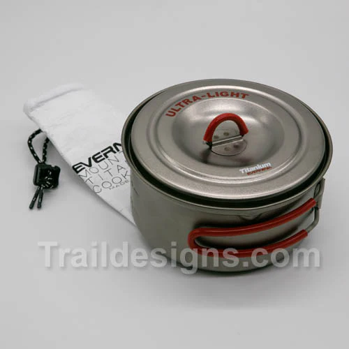 Evernew Titanium Ultra Light 600ml Pot (ECA251) - Image 5