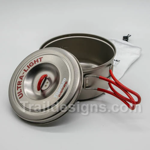 Evernew Titanium Ultra Light .9L Pot (ECA252) - Image 5