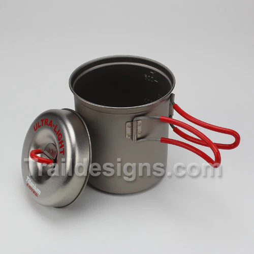 Evernew Titanium Ultra Light Deep Pot 640ml (ECA264) - Image 3