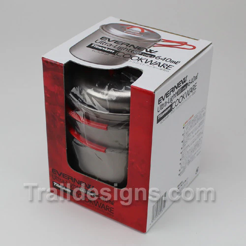 Evernew Titanium Ultra Light Deep Pot 640ml (ECA264) - Image 6