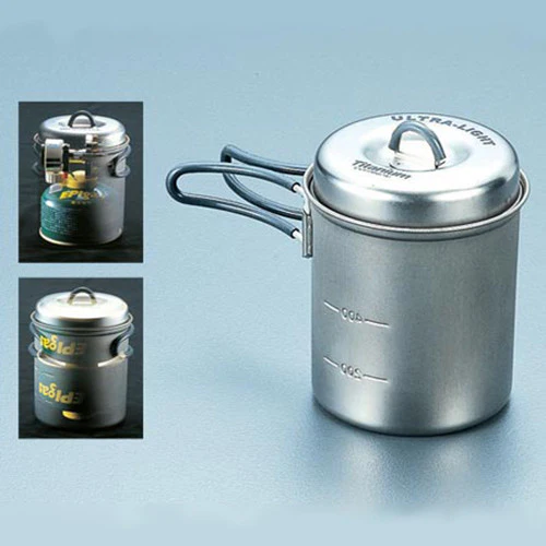 Evernew Titanium Ultra Light Deep Pot 640ml (ECA264) - Image 7
