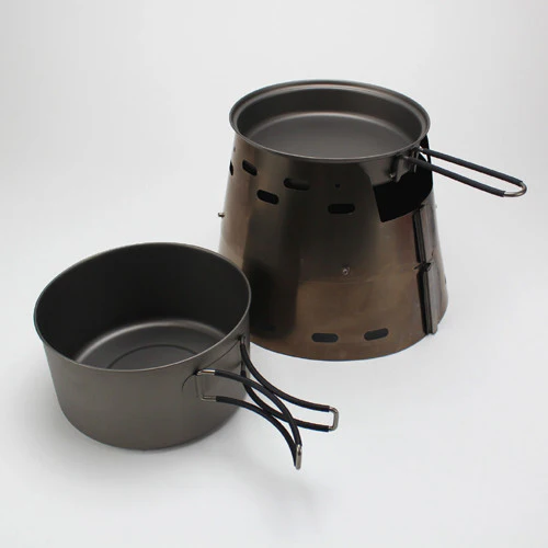 Toaks 1350ml UL Ti Pot/Frying Pan + Fissure Ti-Tri Bundle - Image 7